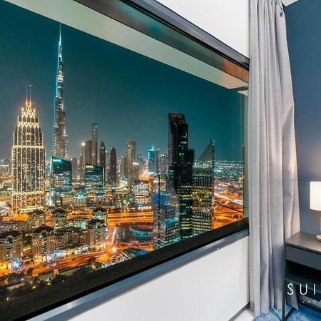 Breathtaking Panoramic Burj Khalifa Skyline View Suite Dubaï Extérieur photo