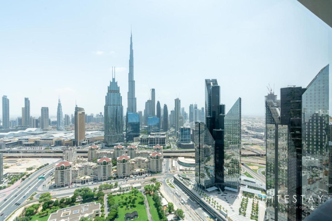 Breathtaking Panoramic Burj Khalifa Skyline View Suite Dubaï Extérieur photo