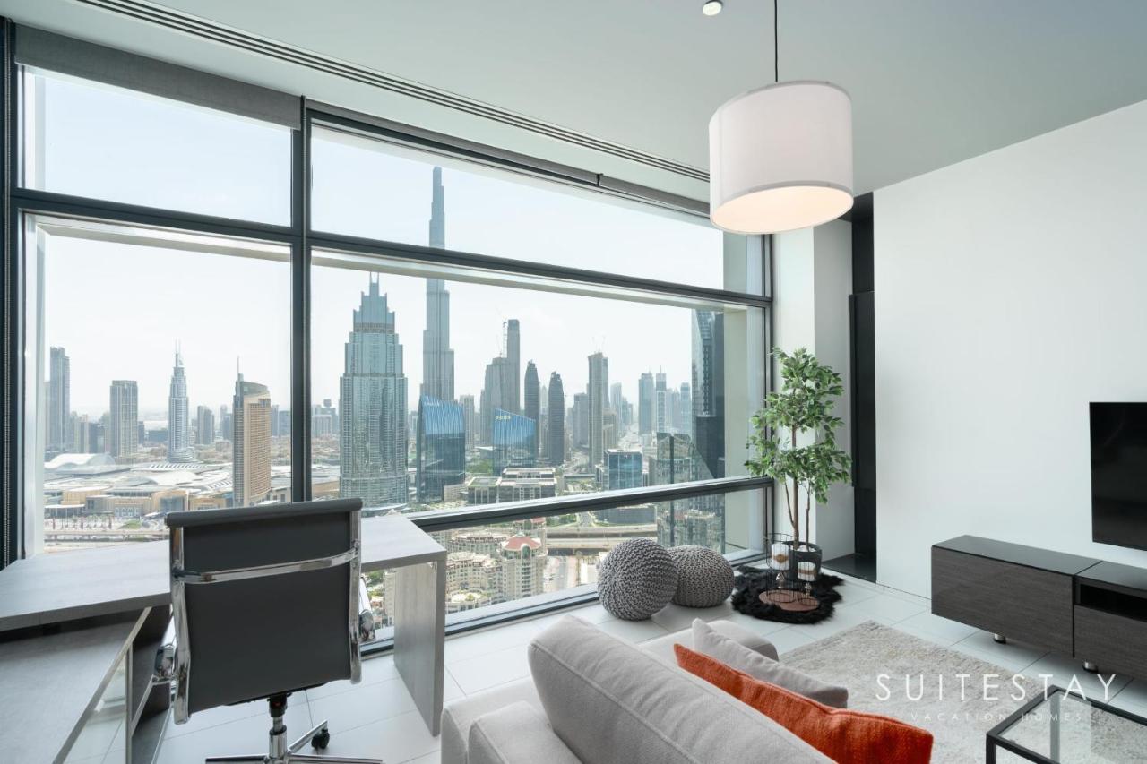 Breathtaking Panoramic Burj Khalifa Skyline View Suite Dubaï Extérieur photo