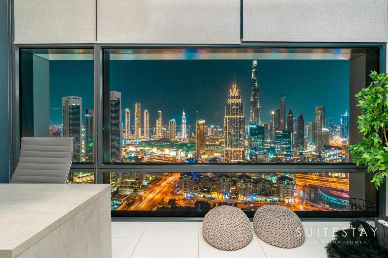 Breathtaking Panoramic Burj Khalifa Skyline View Suite Dubaï Extérieur photo