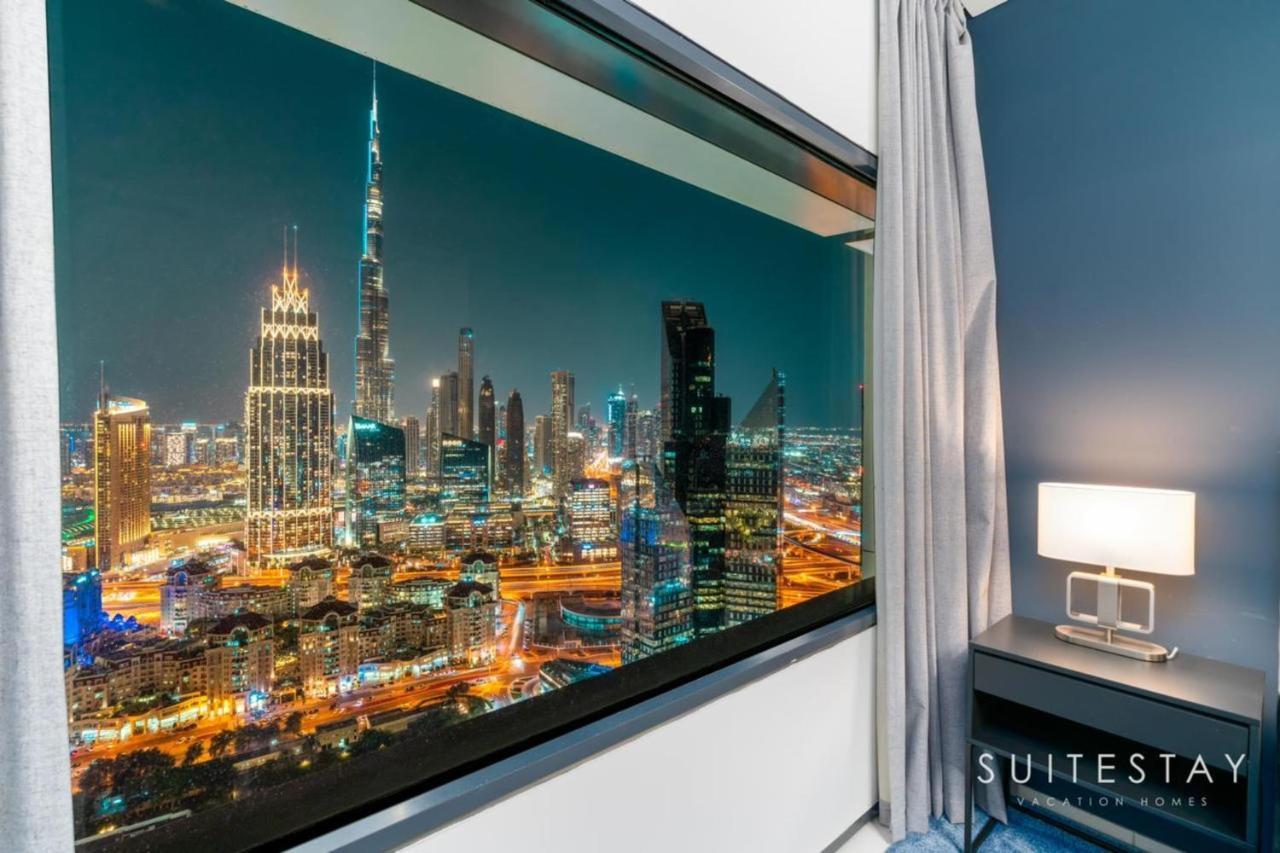 Breathtaking Panoramic Burj Khalifa Skyline View Suite Dubaï Extérieur photo